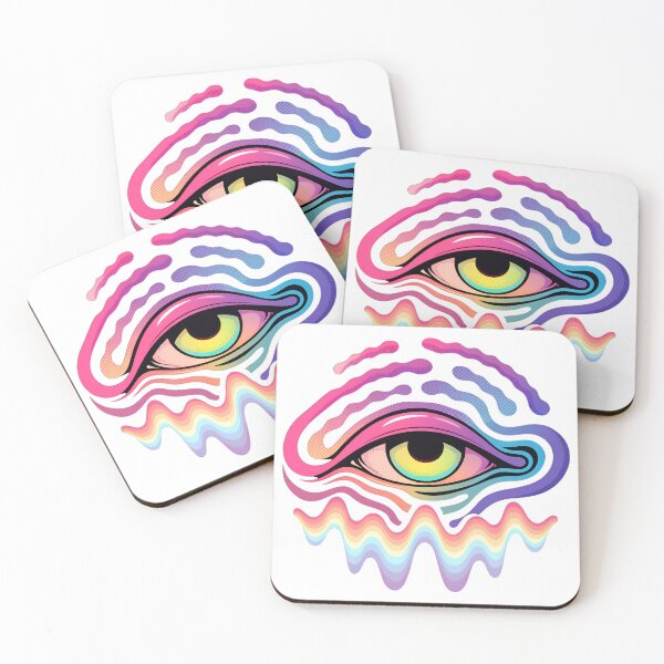 Item preview, Psychedelic Third Eye Melting Waves | Retro Spiritual 70s designed and sold by Innersoul studio.