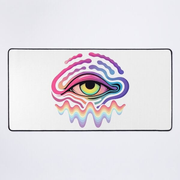 Item preview, Psychedelic Third Eye Melting Waves | Retro Spiritual 70s designed and sold by Innersoul studio.