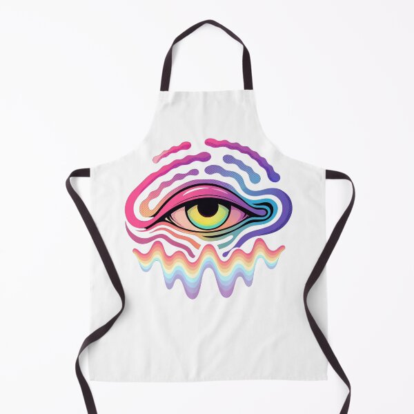 Item preview, Psychedelic Third Eye Melting Waves | Retro Spiritual 70s designed and sold by Innersoul studio.
