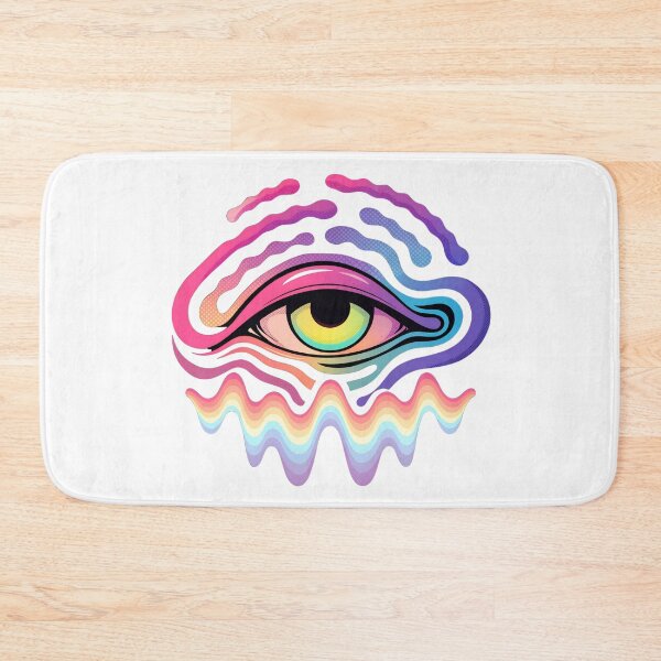 Item preview, Psychedelic Third Eye Melting Waves | Retro Spiritual 70s designed and sold by Innersoul studio.