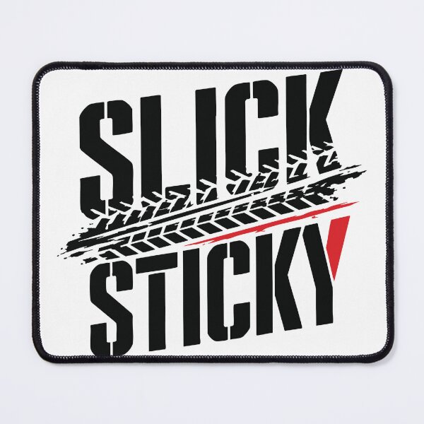 Item preview, Slick vs Sticky Tire Compound Racing Joke Sprint Car Shirt designed and sold by DirtyGirlGraphics.