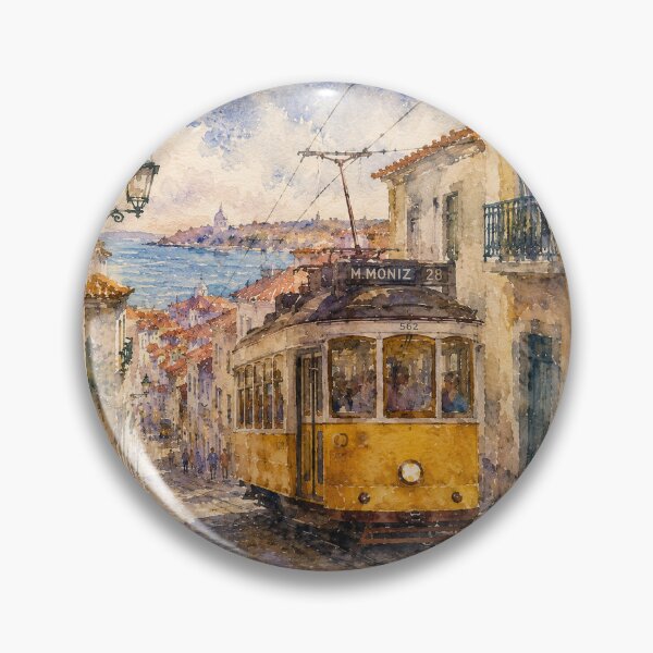 Item preview, Lisbon Watercolor designed and sold by GridiStudio.