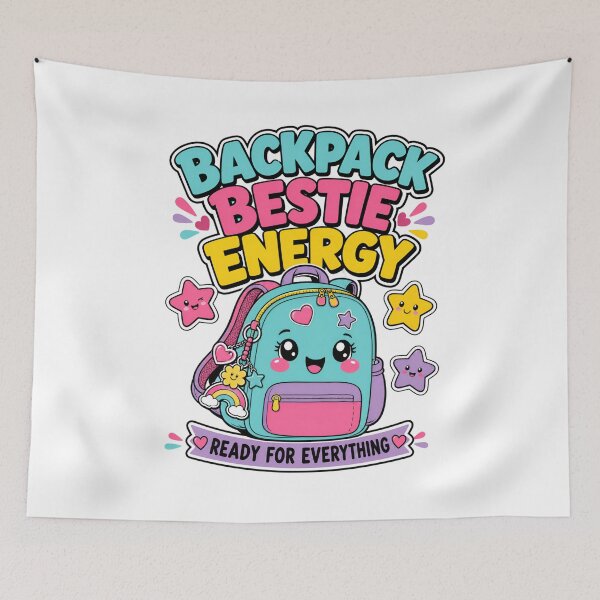 Item preview, Back to School: Backpack Bestie Energy designed and sold by Fenay Designs.