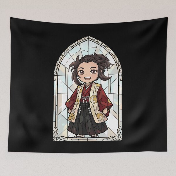 Item preview, Tahomaru Dororo Chibi Samurai Noble Outfit Stained Glass designed and sold by mildaclairmo.