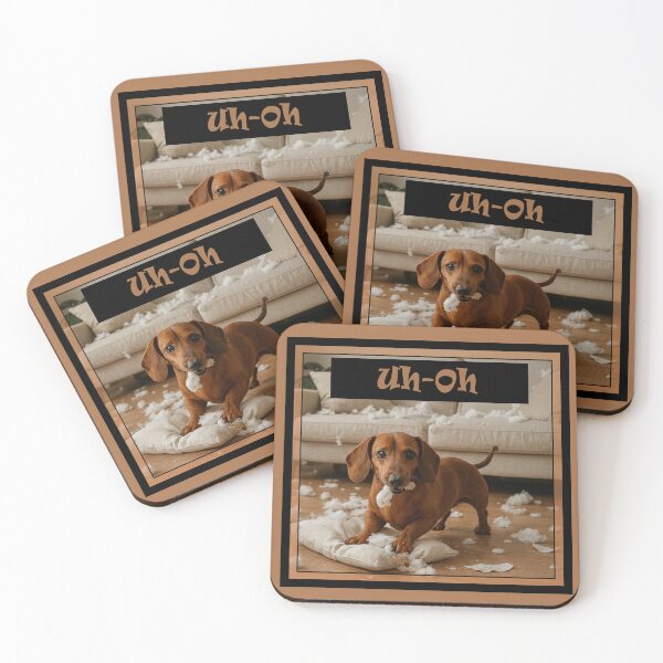 Item preview, Dachshund Uh-Oh designed and sold by CarolM.