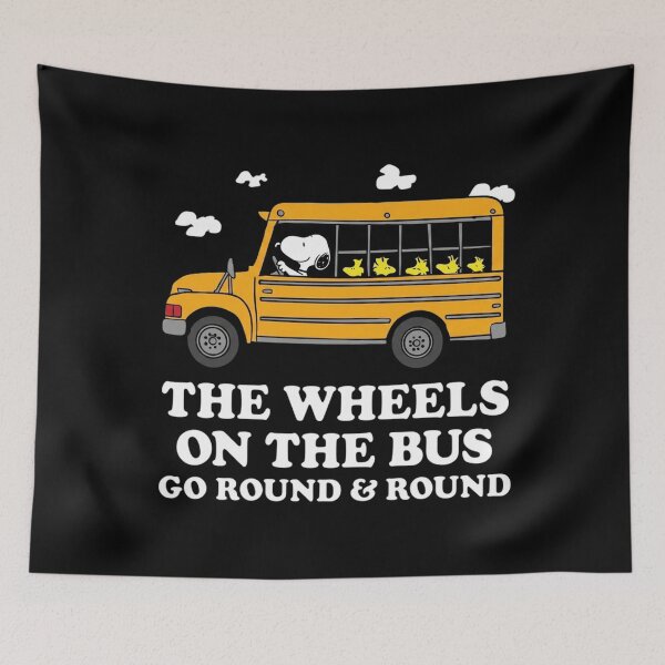 Item preview, Snoopy The Wheels On The Bus Go Round School designed and sold by DamianRoy88.