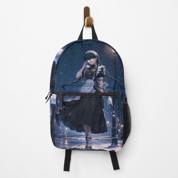 Item preview, Roberta Black Lagoon Snowfall Street Guardian designed and sold by mildaclairmo.