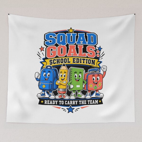 Item preview, Back to School: Squad Goals Carry the Team designed and sold by Fenay Designs.