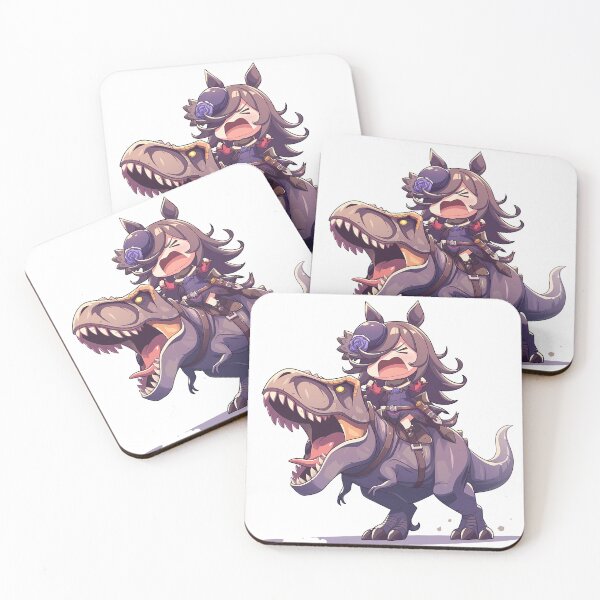 Item preview, Rice Shower Uma Musume Chibi Dinosaur Adventure designed and sold by Dashsopaner.