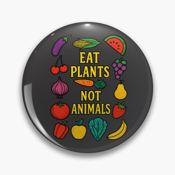 Item preview, Eat Plants Not Animals  designed and sold by darametzgerart.