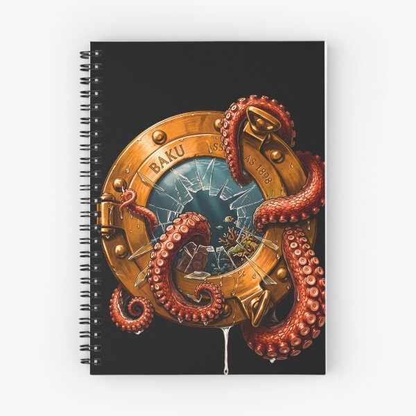 Item preview, Brass porthole with octopus by Baku designed and sold by Proyect_Baku.