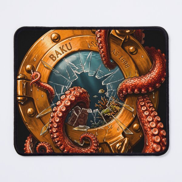 Item preview, Brass porthole with octopus by Baku designed and sold by Proyect_Baku.