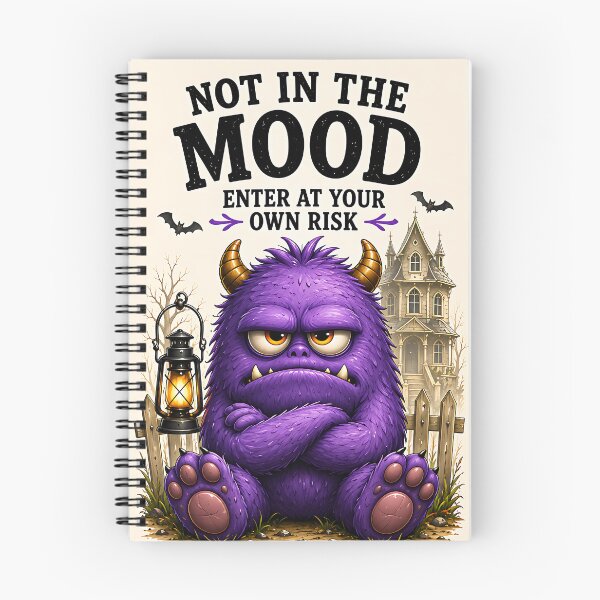 Item preview, Grumpy Purple Monster with Sign designed and sold by Enkelli5.