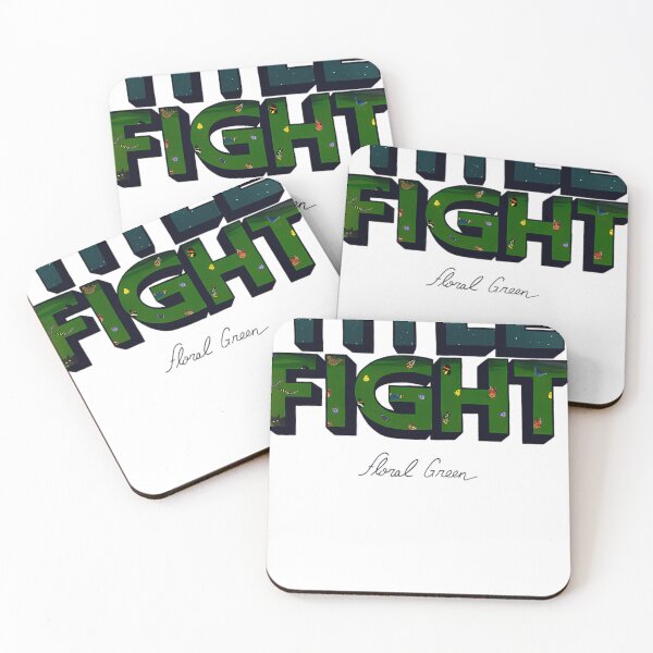 Item preview, Title Fight Band Floral Green designed and sold by FeatherSkutch.