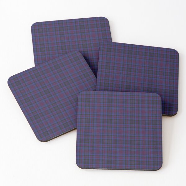 Item preview, Techno Goth Cubes Tartan designed and sold by Cathedral of Curiosity.