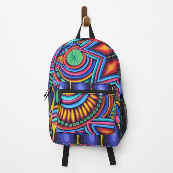Item preview, Vibrant Indigenous Folk Art Colorful Mandala Pattern designed and sold by Chovengo Store.
