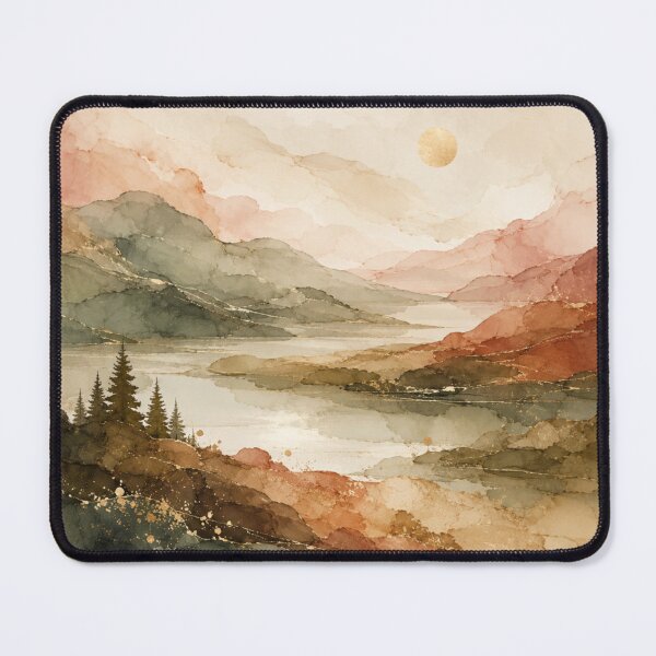 Item preview, Where the Hills Meet — Sage & Terracotta Abstract Landscape designed and sold by TrueWoven Wild.