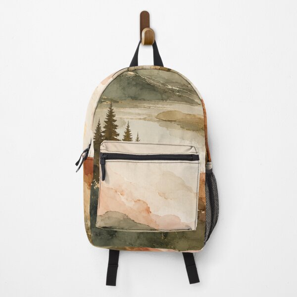 Item preview, Where the Hills Meet — Sage & Terracotta Abstract Landscape designed and sold by TrueWoven Wild.