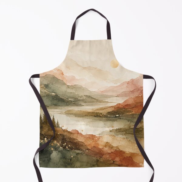 Item preview, Where the Hills Meet — Sage & Terracotta Abstract Landscape designed and sold by TrueWoven Wild.