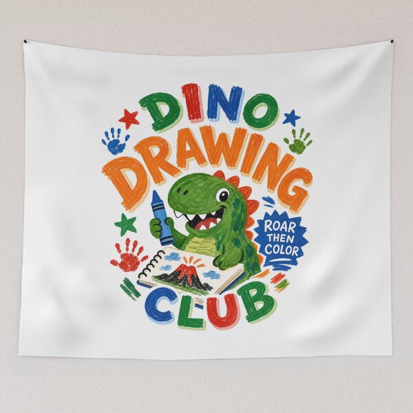 Item preview, Back to School: Dino Drawing Club Roars designed and sold by Fenay Designs.