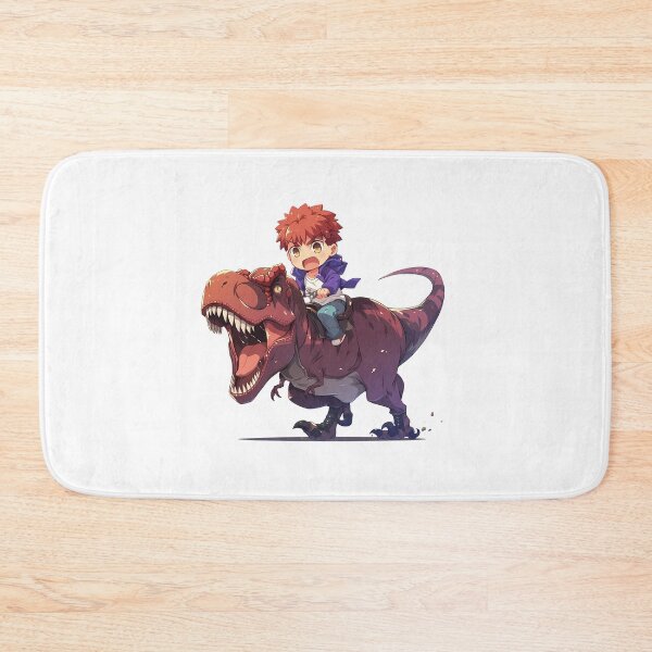 Item preview, Shirou Emiya Fate Stay Night Chibi Dinosaur Journey designed and sold by Dashsopaner.