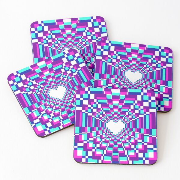 Item preview, Pixel Heart Kaleidoscope - Mystic 2 designed and sold by animinimal.