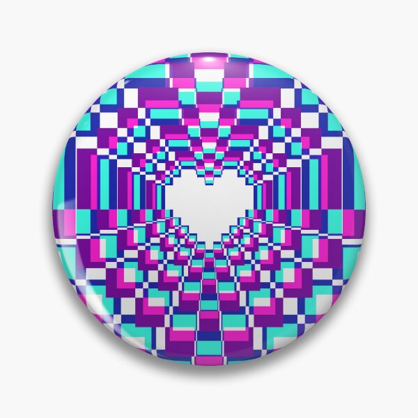 Item preview, Pixel Heart Kaleidoscope - Mystic 2 designed and sold by animinimal.