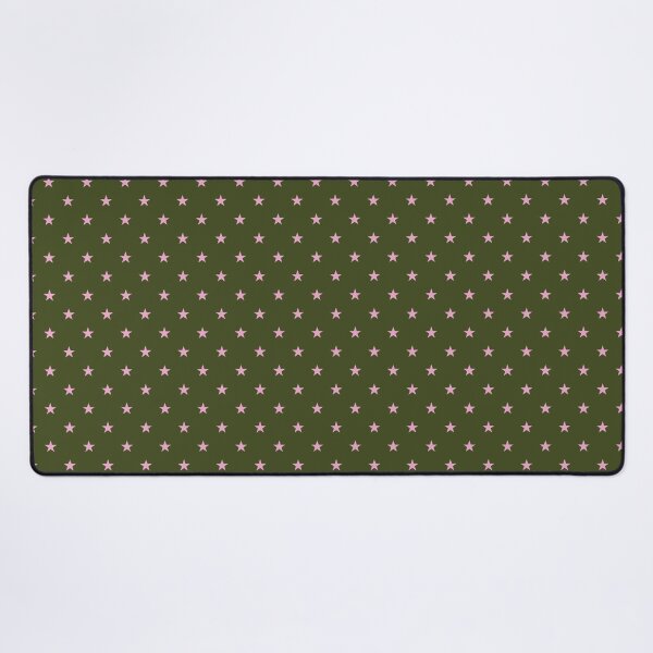 Item preview, Minimalist Pink Stars Pattern | Preppy Olive Green and Pastel Pink Stars | Olive and Pink Starry Night Pattern | Cute Pink Stars on Olive Green Seamless Pattern | Timeless Star Pattern designed and sold by VivaFy.