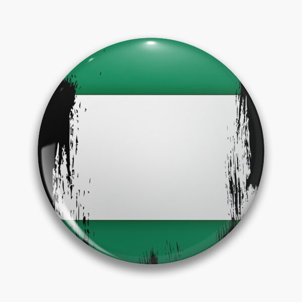 Item preview, Nigeria Flag Distressed Paint Brush Stroke Naija Pride designed and sold by Danny-Arts1.