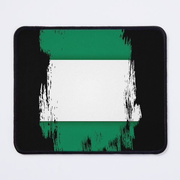 Item preview, Nigeria Flag Distressed Paint Brush Stroke Naija Pride designed and sold by Danny-Arts1.