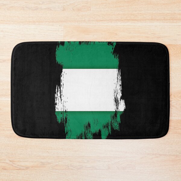 Item preview, Nigeria Flag Distressed Paint Brush Stroke Naija Pride designed and sold by Danny-Arts1.