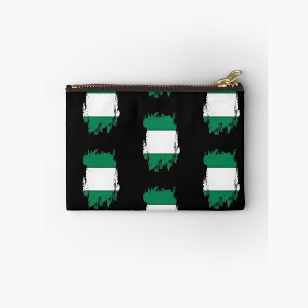 Item preview, Nigeria Flag Distressed Paint Brush Stroke Naija Pride designed and sold by Danny-Arts1.