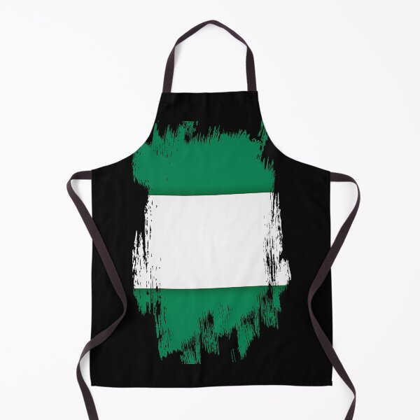 Item preview, Nigeria Flag Distressed Paint Brush Stroke Naija Pride designed and sold by Danny-Arts1.