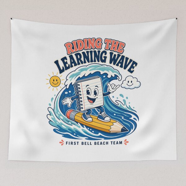 Item preview, Back to School: Riding the Learning Wave designed and sold by Fenay Designs.