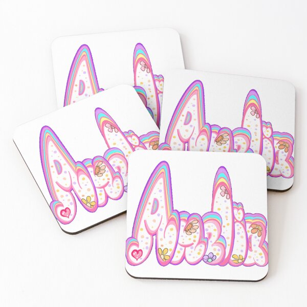 Item preview, Amelia Name In Kawaii Pastel Floral Bubble Text An designed and sold by MRXSHOOP.