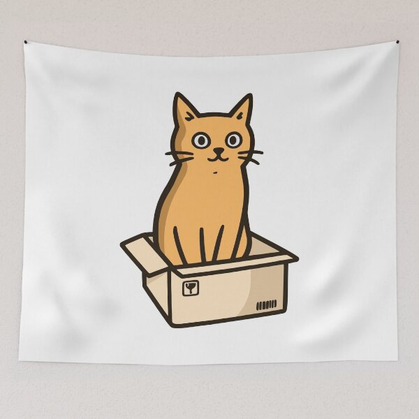 Item preview, Cat In a box designed and sold by Lone Frog.