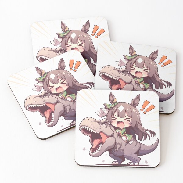 Item preview, Satono Diamond Uma Musume Chibi T Rex Comic Ride designed and sold by Dashsopaner.