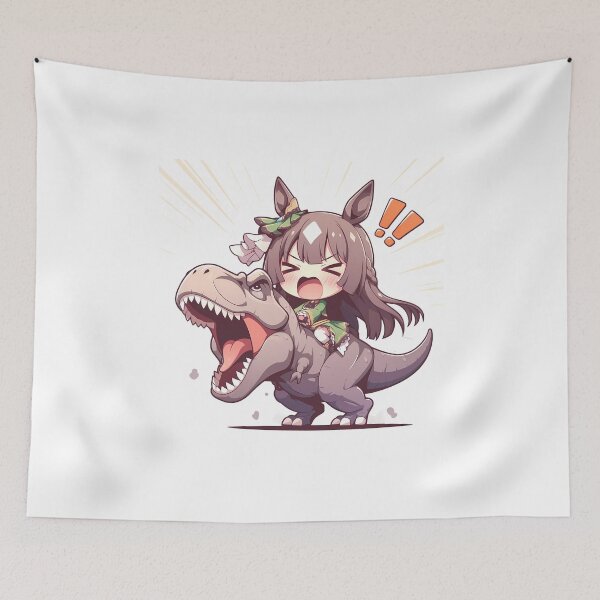 Item preview, Satono Diamond Uma Musume Chibi T Rex Comic Ride designed and sold by Dashsopaner.