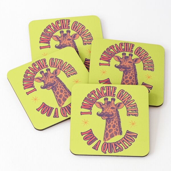 Item preview, I Mustache Giraffe You a Question  designed and sold by darametzgerart.