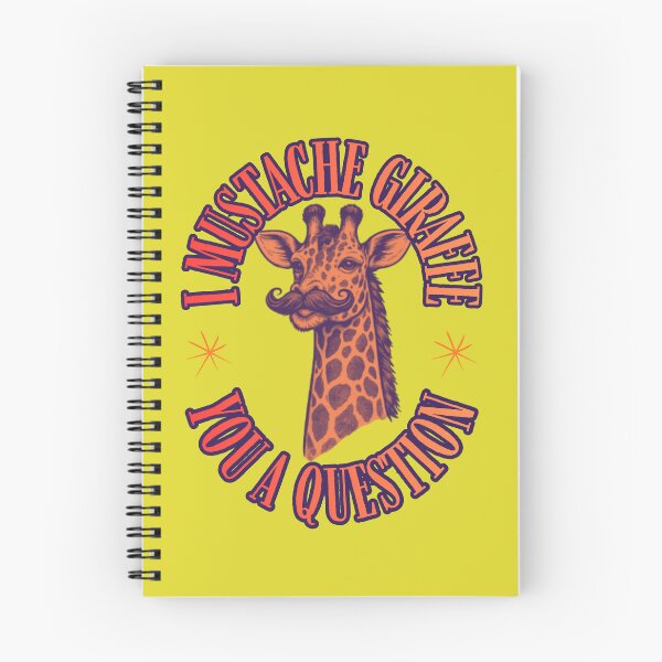 Item preview, I Mustache Giraffe You a Question  designed and sold by darametzgerart.