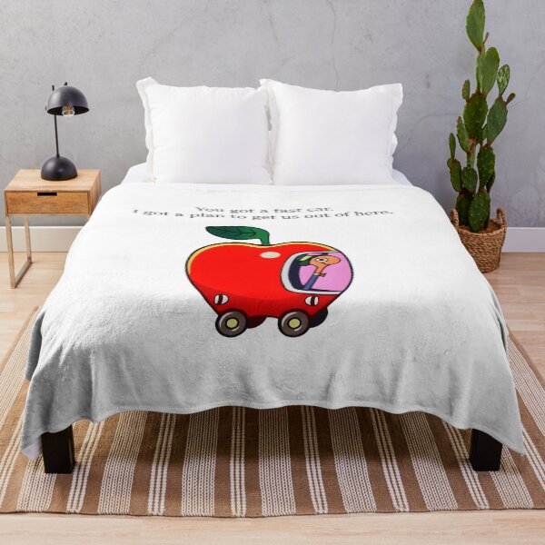 Item preview, Funny Apple Car Graphic Tee, Whimsical Retro Escape Quote Shirt, Cute Vintage Illustration Gift designed and sold by Zumbiavia.