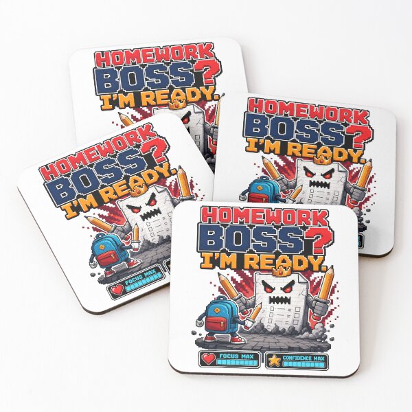 Item preview, Back to School: Homework Boss Battle Ready designed and sold by Fenay Designs.