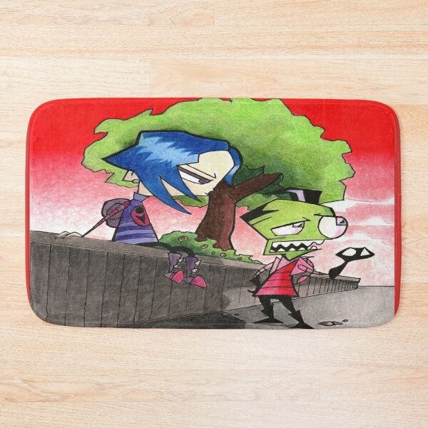 Item preview, Alien Couple Under Red Sky Valentine Illustration designed and sold by CuervoRonronero.