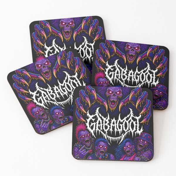 Artikelvorschau, GABAGOOL Neon Zombie Horde — Death Metal Punk Art entworfen und verkauft von Pokedinthe3rdEye.