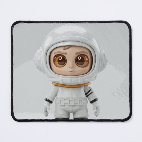 Item preview, Cute Little Astronaut Character in a White Space Suit Minimal 3D Design designed and sold by OrinLangford.