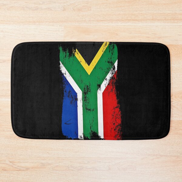 Item preview, South Africa Flag Distressed Paint Brush Stroke SA Pride designed and sold by Danny-Arts1.