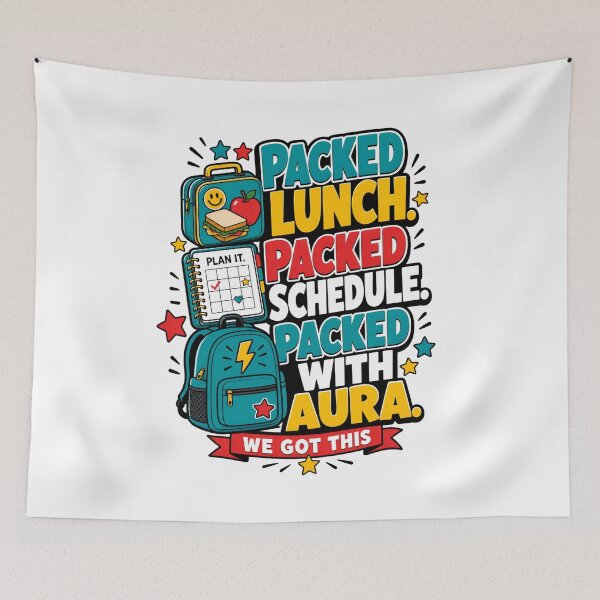 Item preview, Back to School: Packed Lunch, Schedule and Aura designed and sold by Fenay Designs.