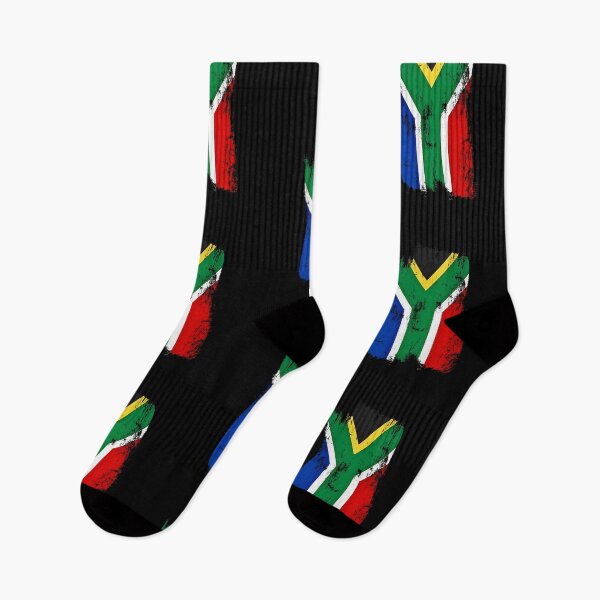 Item preview, South Africa Flag Distressed Paint Brush Stroke SA Pride designed and sold by Danny-Arts1.