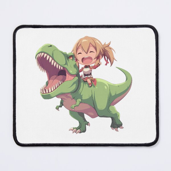 Item preview, Silica Sword Art Online Kawaii Chibi Dinosaur Ride designed and sold by Dashsopaner.