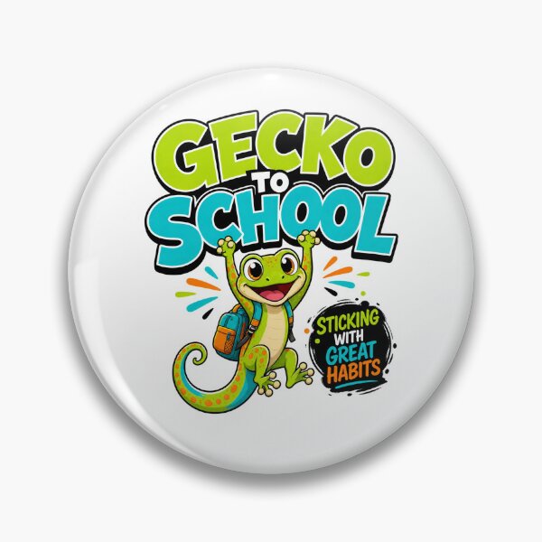 Item preview, Back to School: Gecko Sticking With Great Habits designed and sold by Fenay Designs.